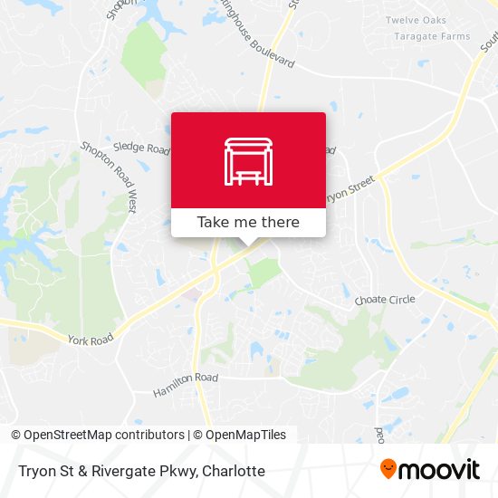 Mapa de Tryon St & Rivergate Pkwy