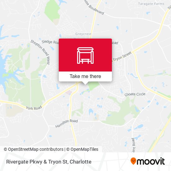 Rivergate Pkwy & Tryon St map