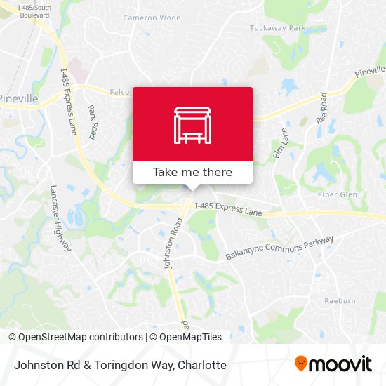 Johnston Rd & Toringdon Way map