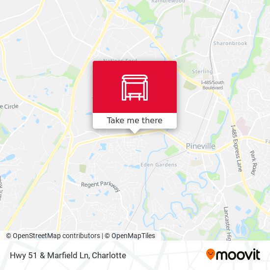 Hwy 51 & Marfield Ln map