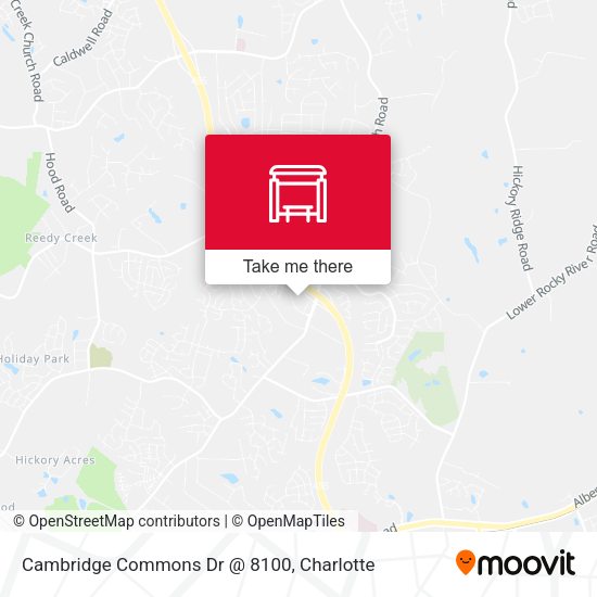 Cambridge Commons Dr @ 8100 map
