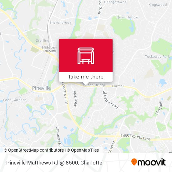 Pineville-Matthews Rd @ 8500 map