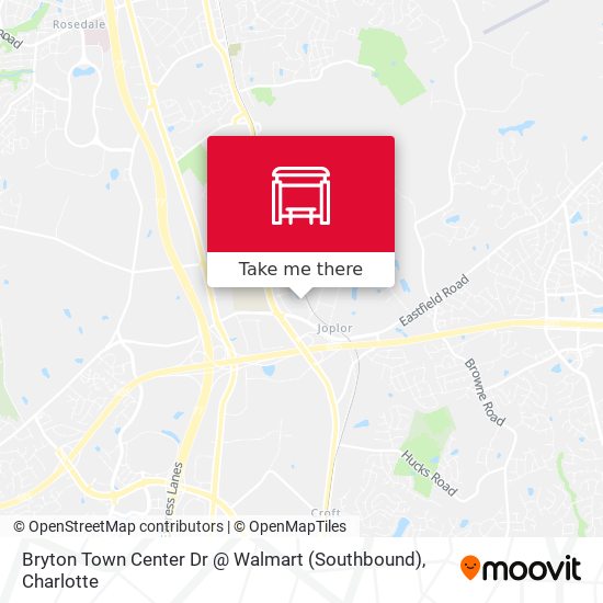 Mapa de Bryton Town Center Dr @ Walmart (Southbound)