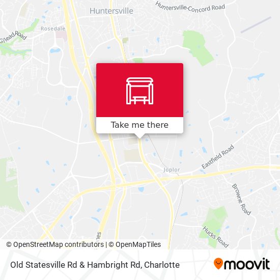 Mapa de Old Statesville Rd & Hambright Rd