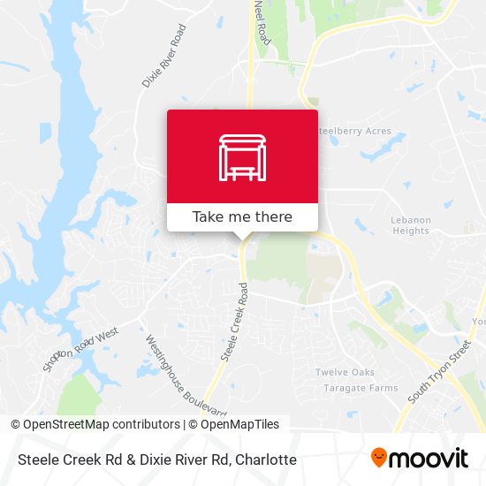 Mapa de Steele Creek Rd & Dixie River Rd