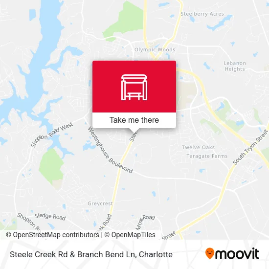 Mapa de Steele Creek Rd & Branch Bend Ln