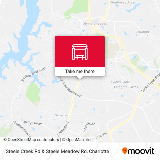 Steele Creek Rd & Steele Meadow Rd map