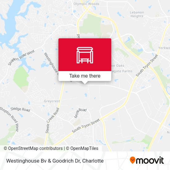 Westinghouse Bv & Goodrich Dr map