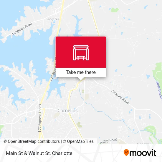 Mapa de Main St & Walnut St