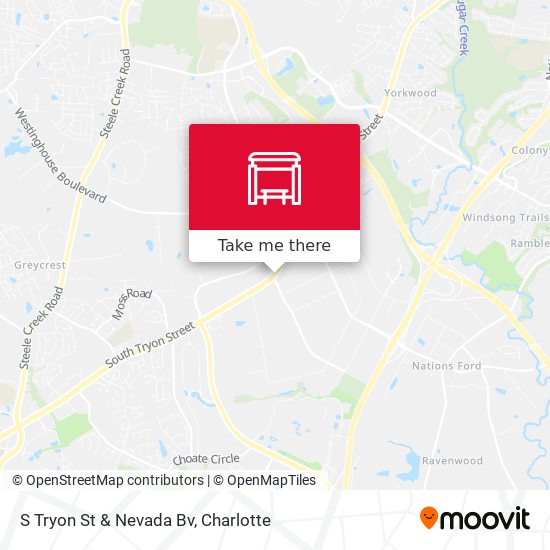 Mapa de S Tryon St & Nevada Bv