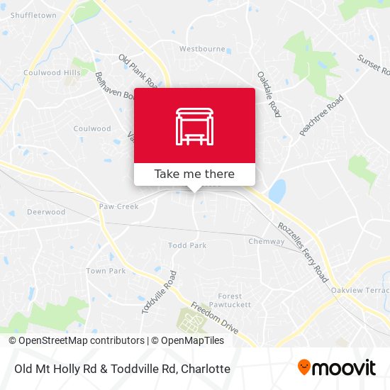 Old Mt Holly Rd & Toddville Rd map