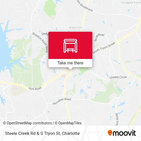 Mapa de Steele Creek Rd & S Tryon St