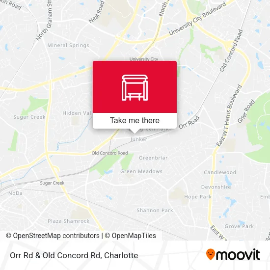 Mapa de Orr Rd & Old Concord Rd