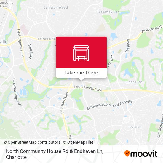 North Community House Rd & Endhaven Ln map