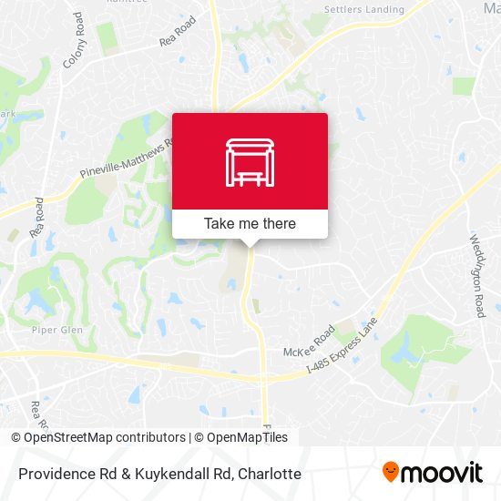 Providence Rd & Kuykendall Rd map