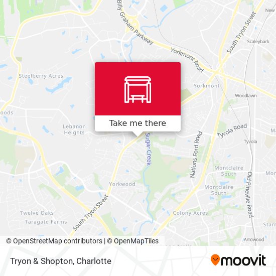 Tryon & Shopton map