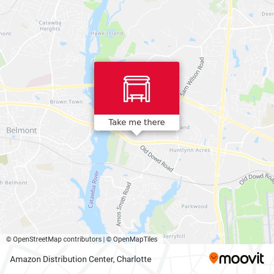 Amazon Distribution Center map