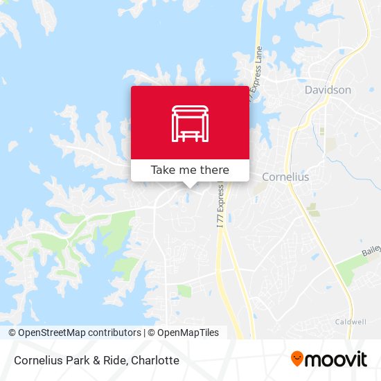 Mapa de Cornelius Park & Ride