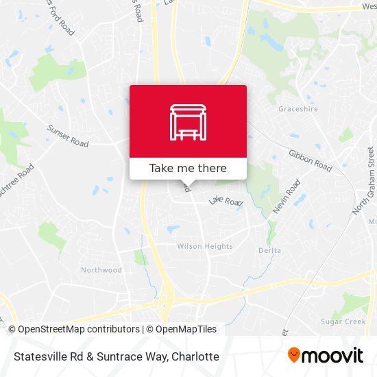 Statesville Rd & Suntrace Way map