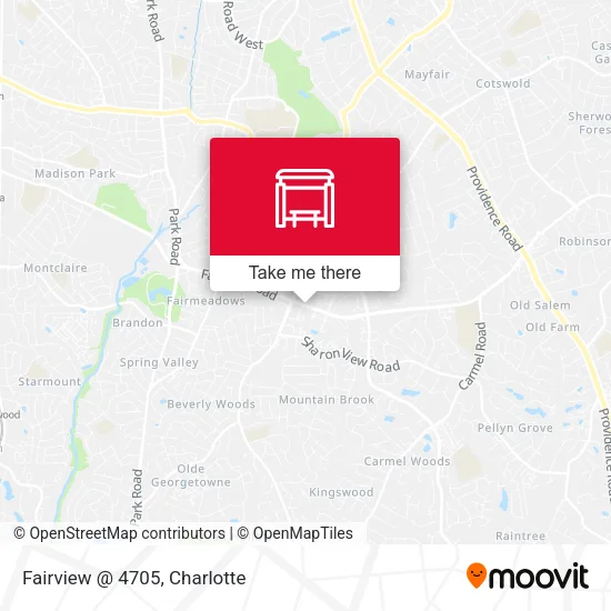 Mapa de Fairview @ 4705