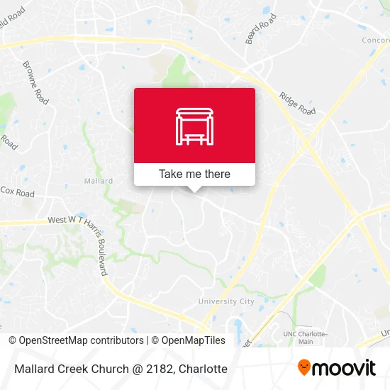Mapa de Mallard Creek Church @ 2182