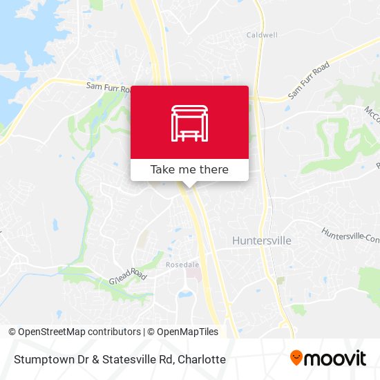 Stumptown Dr & Statesville Rd map