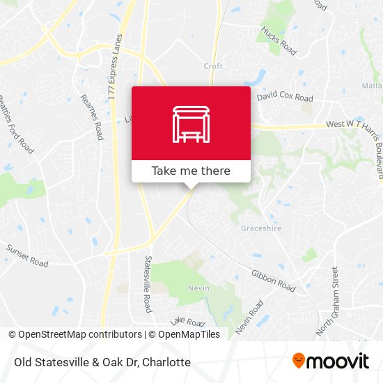 Mapa de Old Statesville & Oak Dr