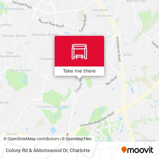 Colony Rd & Abbotswood Dr map