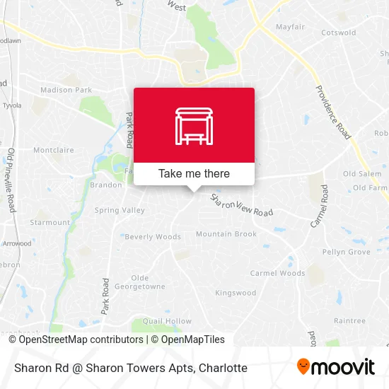 Mapa de Sharon Rd @ Sharon Towers Apts