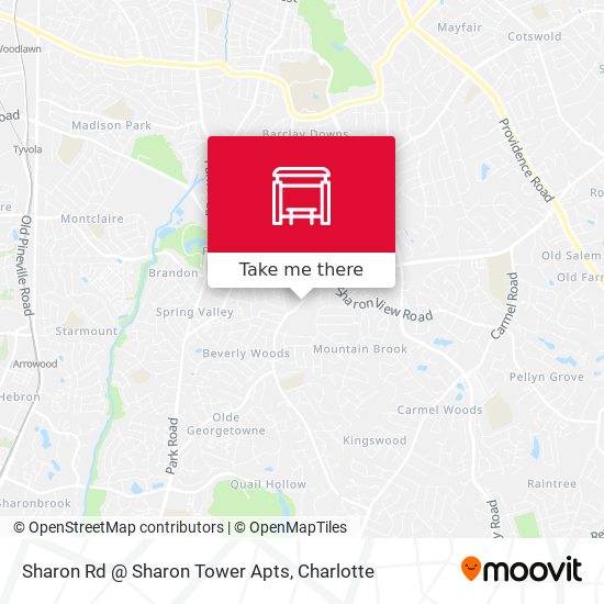 Mapa de Sharon Rd @ Sharon Tower Apts