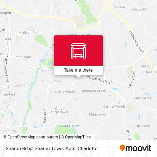 Mapa de Sharon Rd @ Sharon Tower Apts