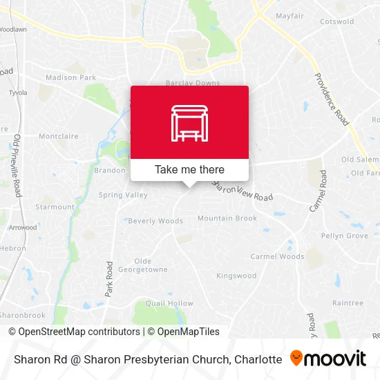 Mapa de Sharon Rd @ Sharon Presbyterian Church