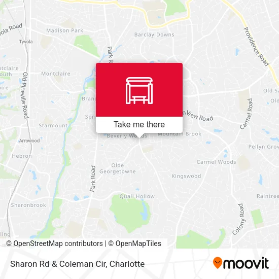 Mapa de Sharon Rd & Coleman Cir