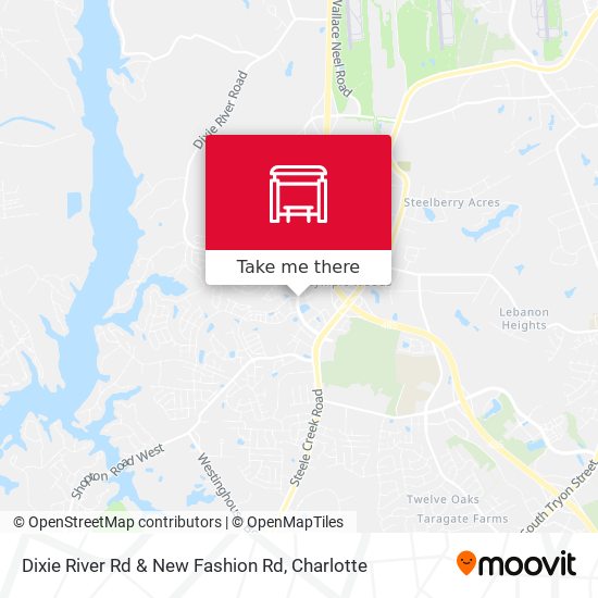 Dixie River Rd & New Fashion Rd map