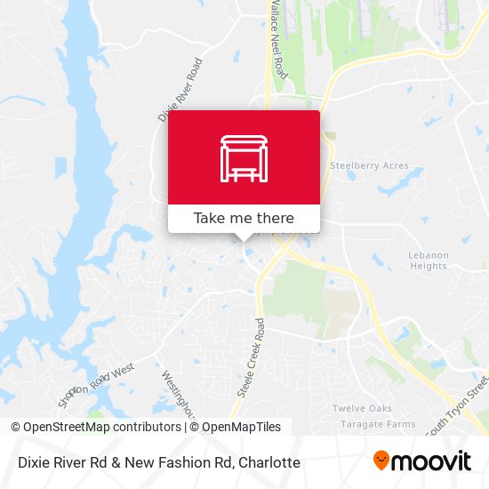 Mapa de Dixie River Rd & New Fashion Rd