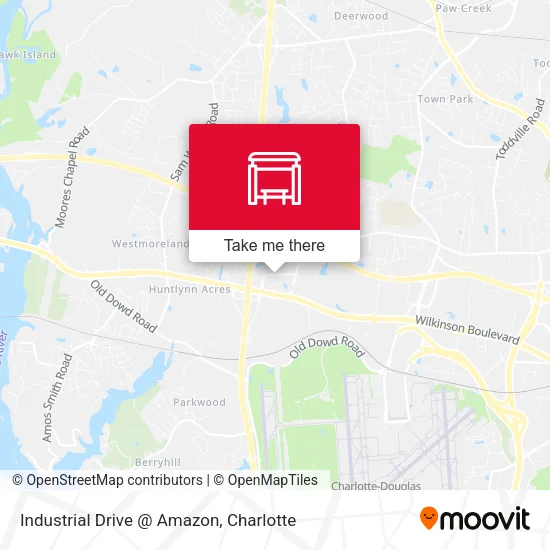 Industrial Drive @ Amazon map