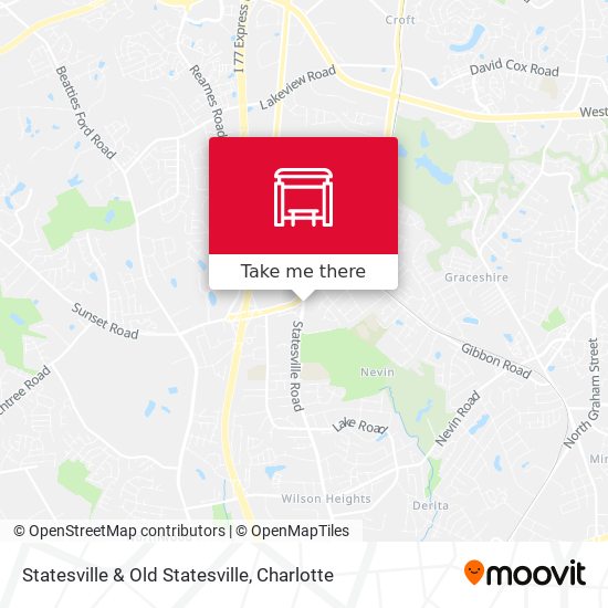 Statesville & Old Statesville map