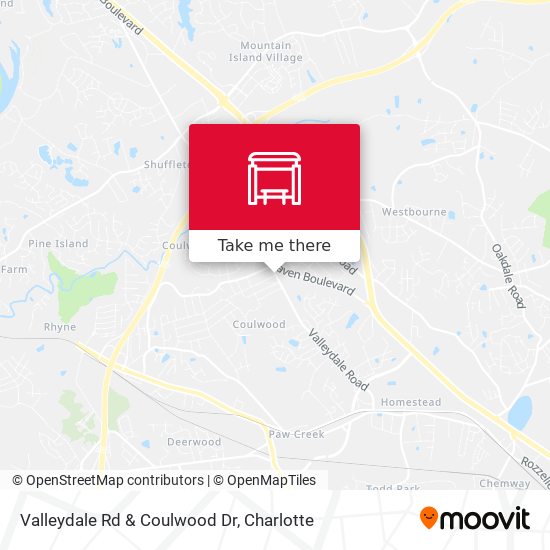 Valleydale Rd & Coulwood Dr map