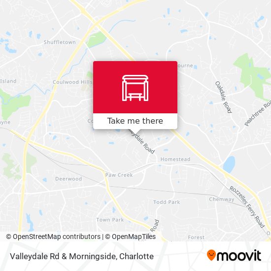 Valleydale Rd & Morningside map