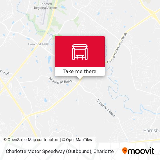 Charlotte Motor Speedway (Outbound) map
