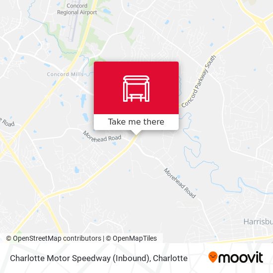 Charlotte Motor Speedway (Inbound) map
