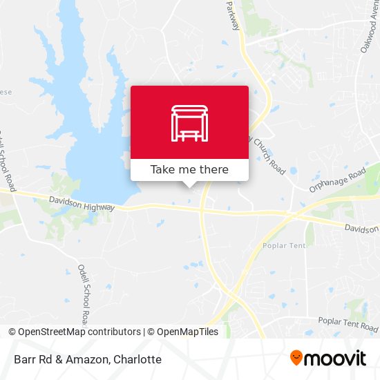 Barr Rd & Amazon map