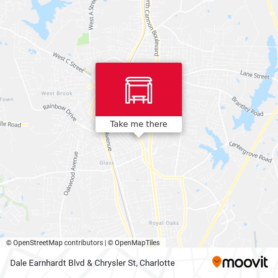 Dale Earnhardt Blvd & Chrysler St map