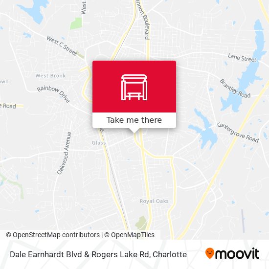 Dale Earnhardt Blvd & Rogers Lake Rd map