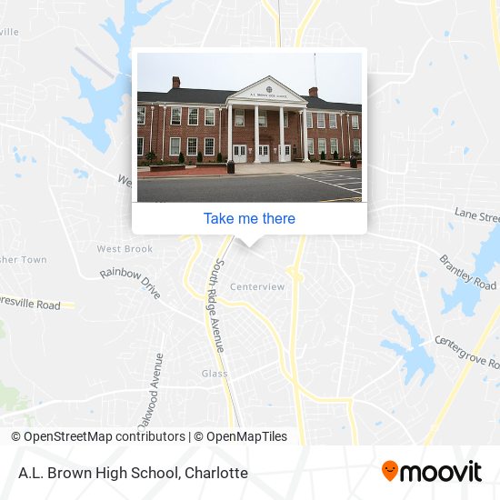 A.L. Brown High School map