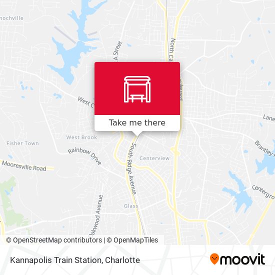 Kannapolis Train Station map