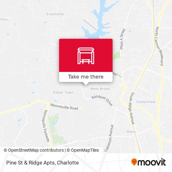 Pine St & Ridge Apts map