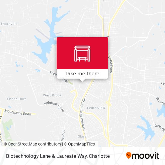 Biotechnology Lane & Laureate Way map