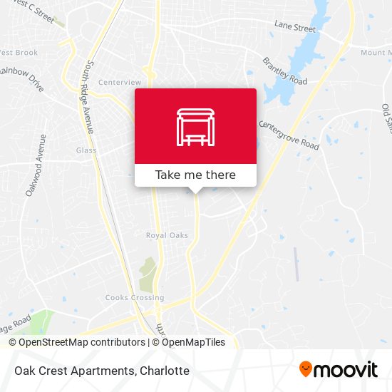 Oak Crest Apartments map