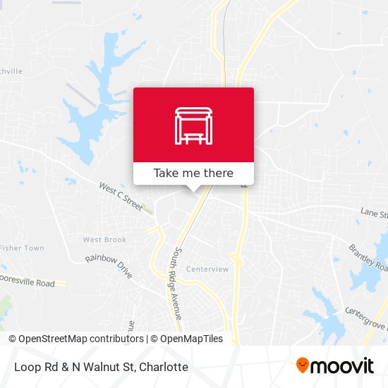 Loop Rd & N Walnut St map